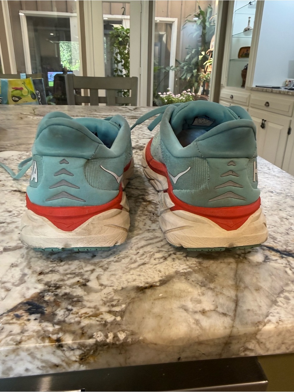 HOKA Clifton 8 Teal Running Shoe in Women’s Size 9.5 - Picture 9 of 11